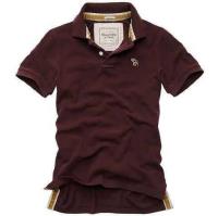 heren abercrombie and fitch korte polo t-shirt maroon moose logo Outlet Eindhoven m00sr613